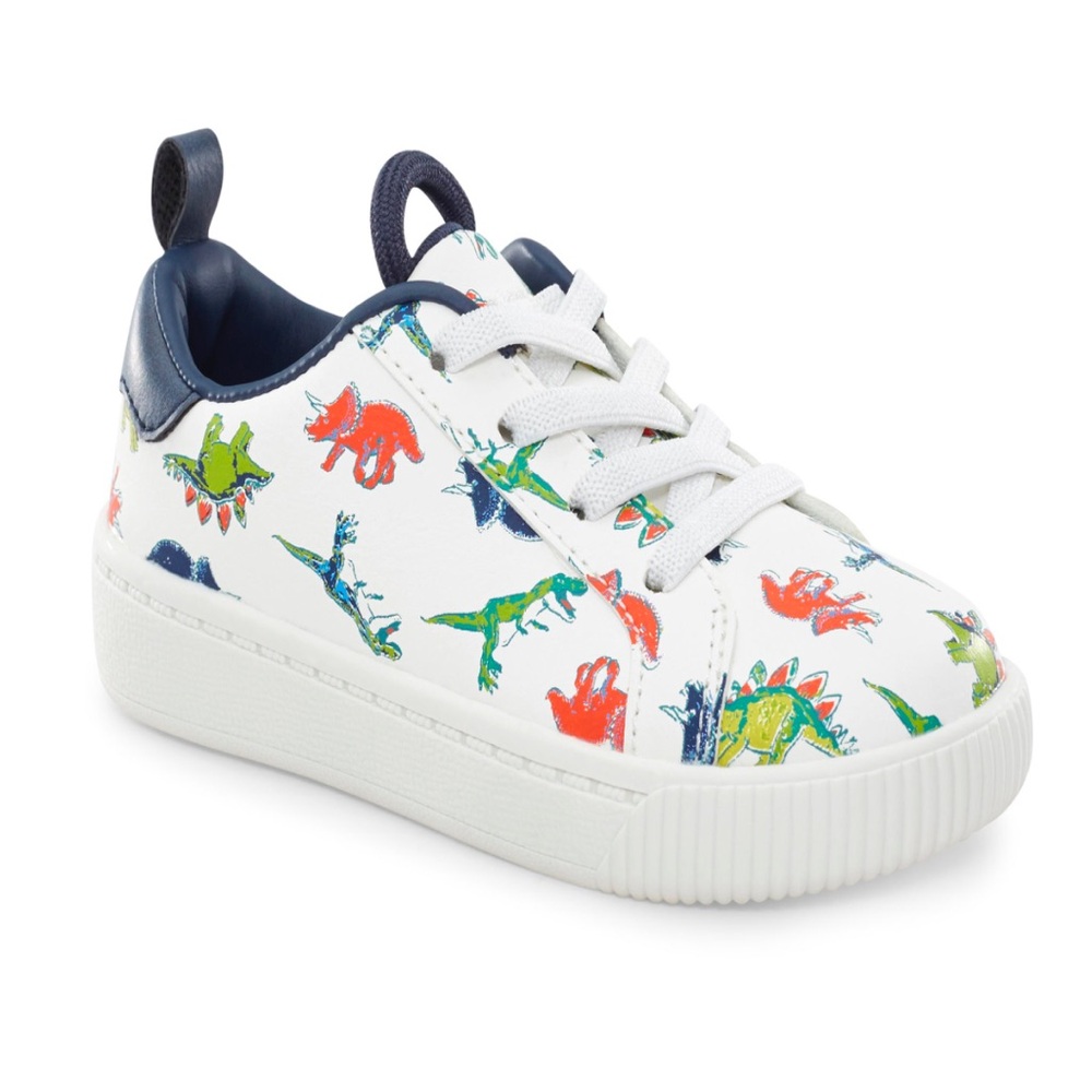 New Carter’s Slip-On Dino Toddler Sneakers, 6T